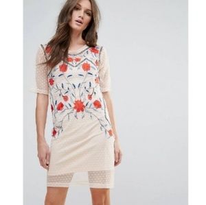 River Island Floral Dress w/ Slip